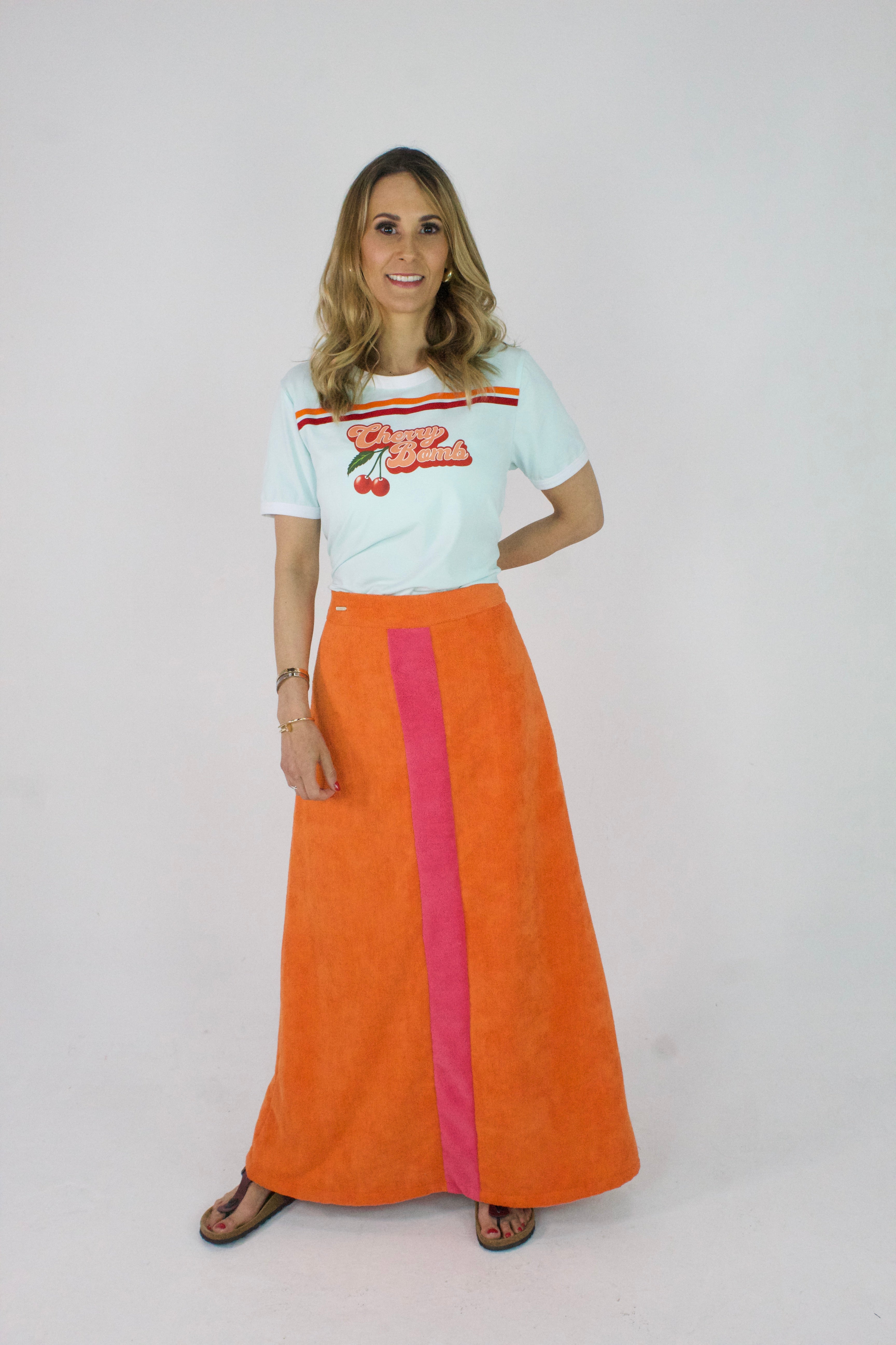 Falda de Toalla Naranja