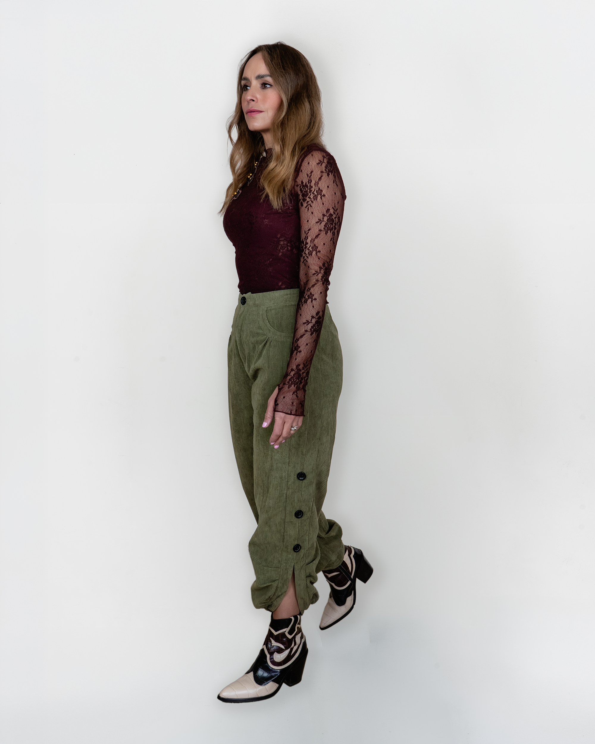 Pantalon de Pana Verde