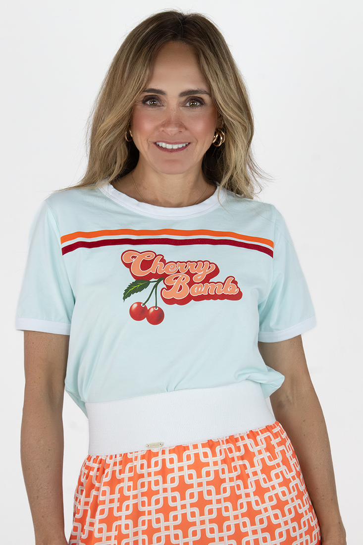 Camiseta con manga Cherry