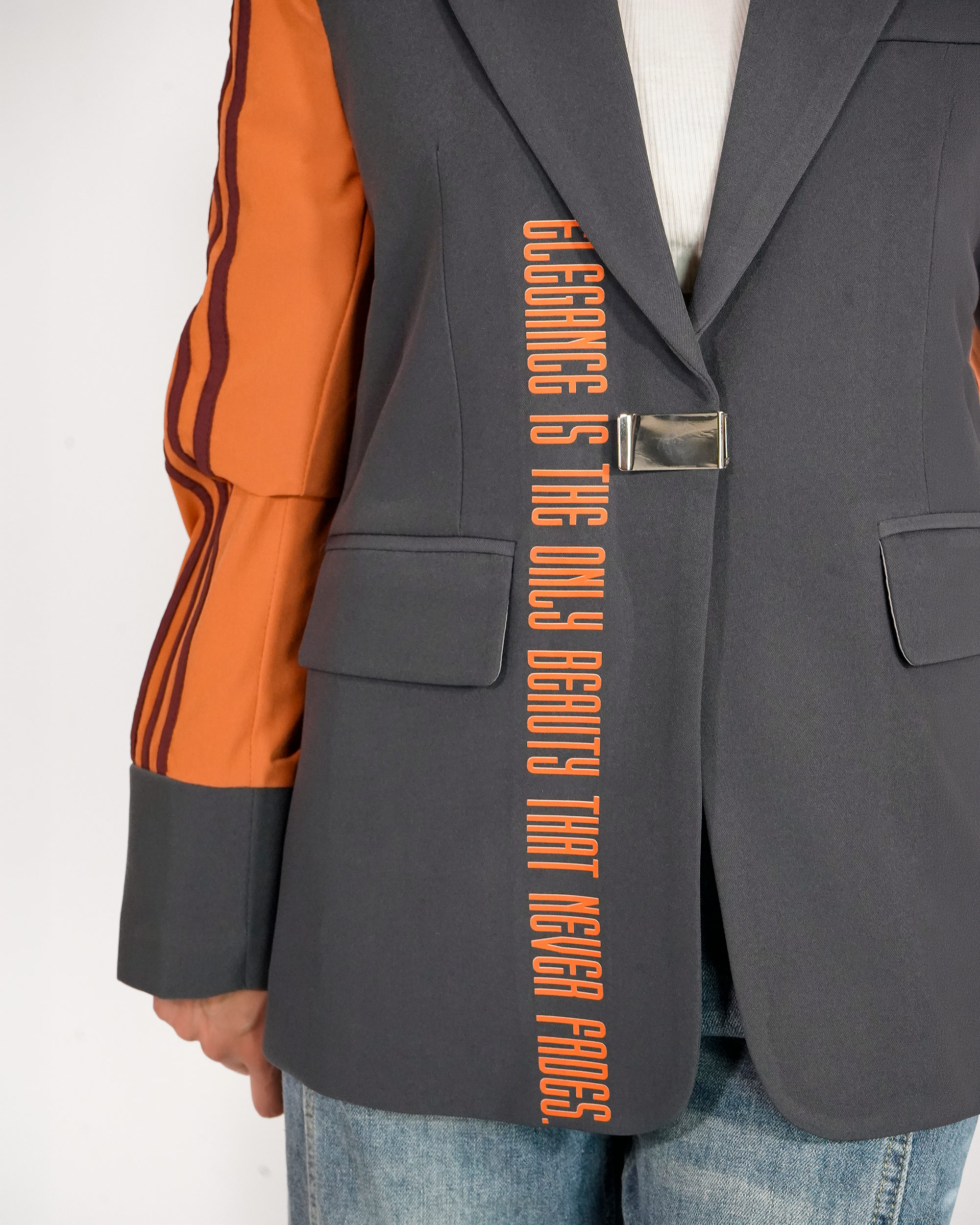 Blazer Track Atelier Gris/Naranja