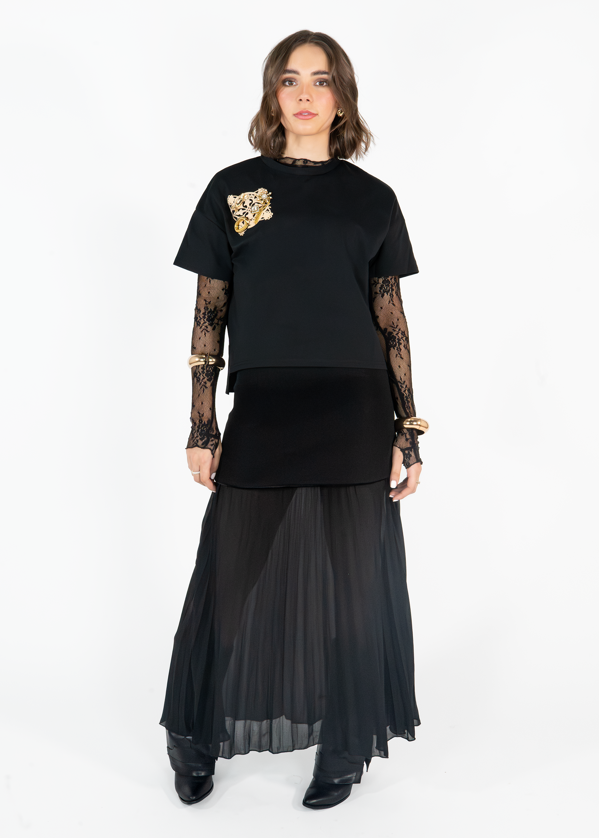 Camiseta con Tapete Matalí Negro