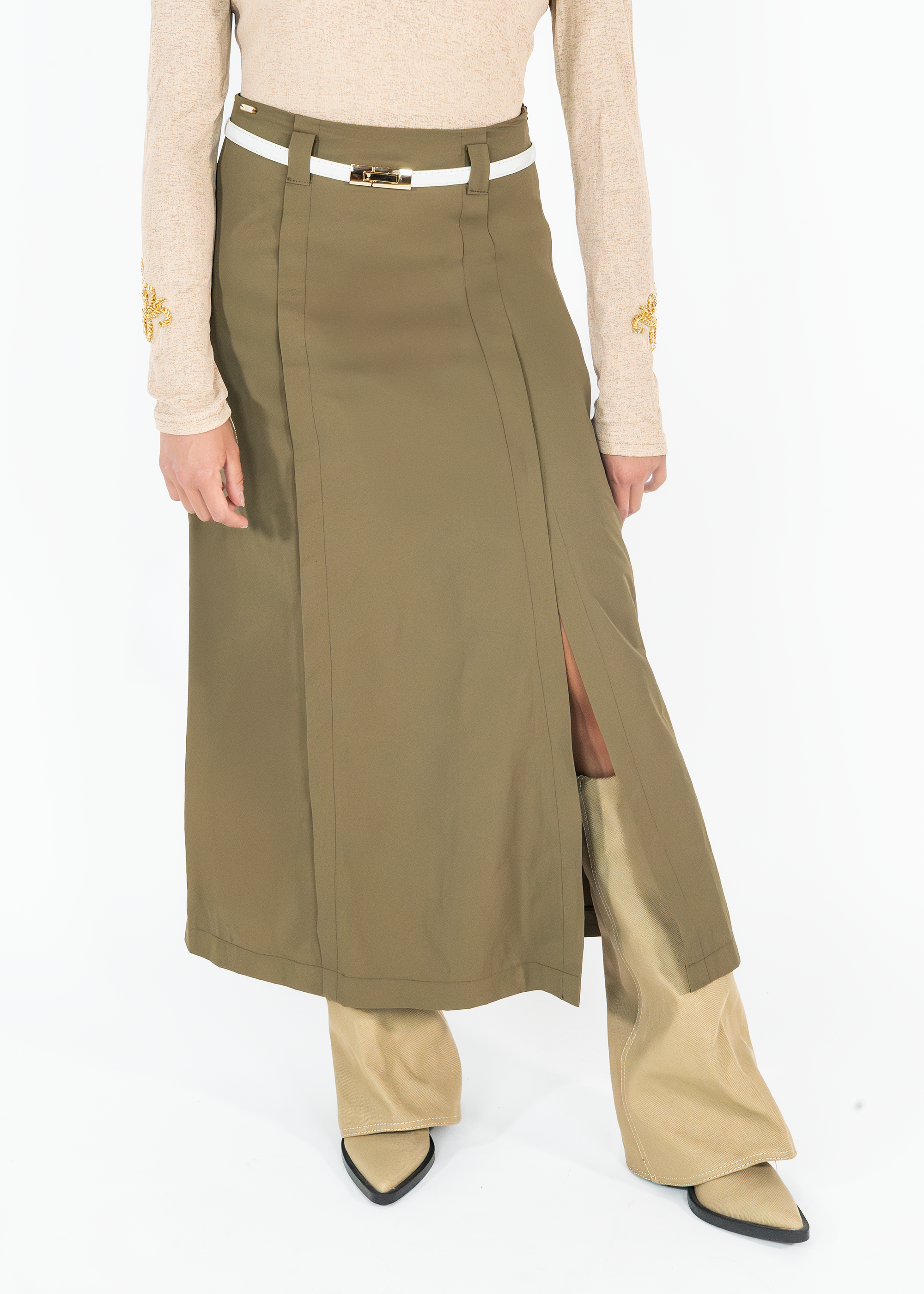 Falda Cotton Verde