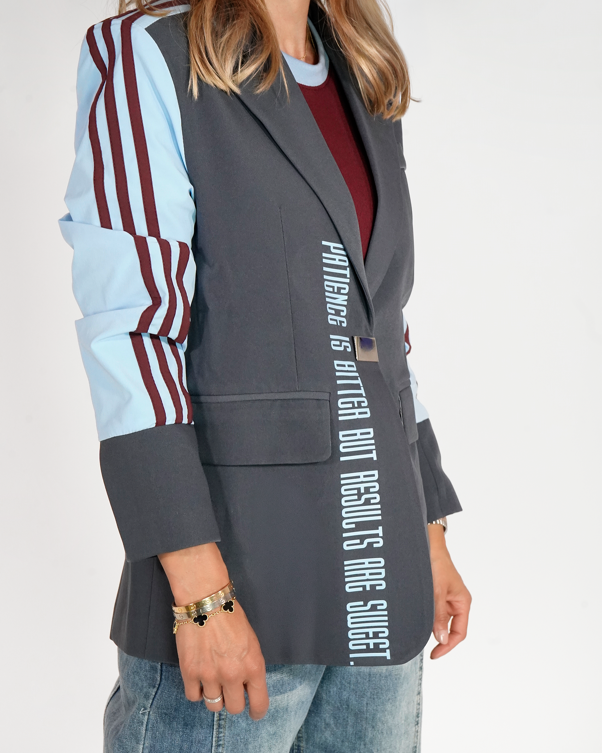 Blazer Track Atelier Gris/Azul