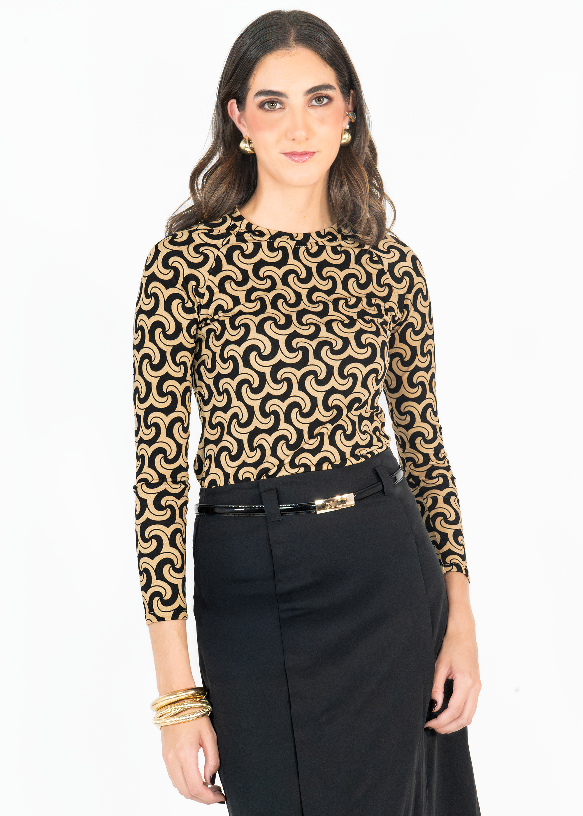 Falda Cotton Negro