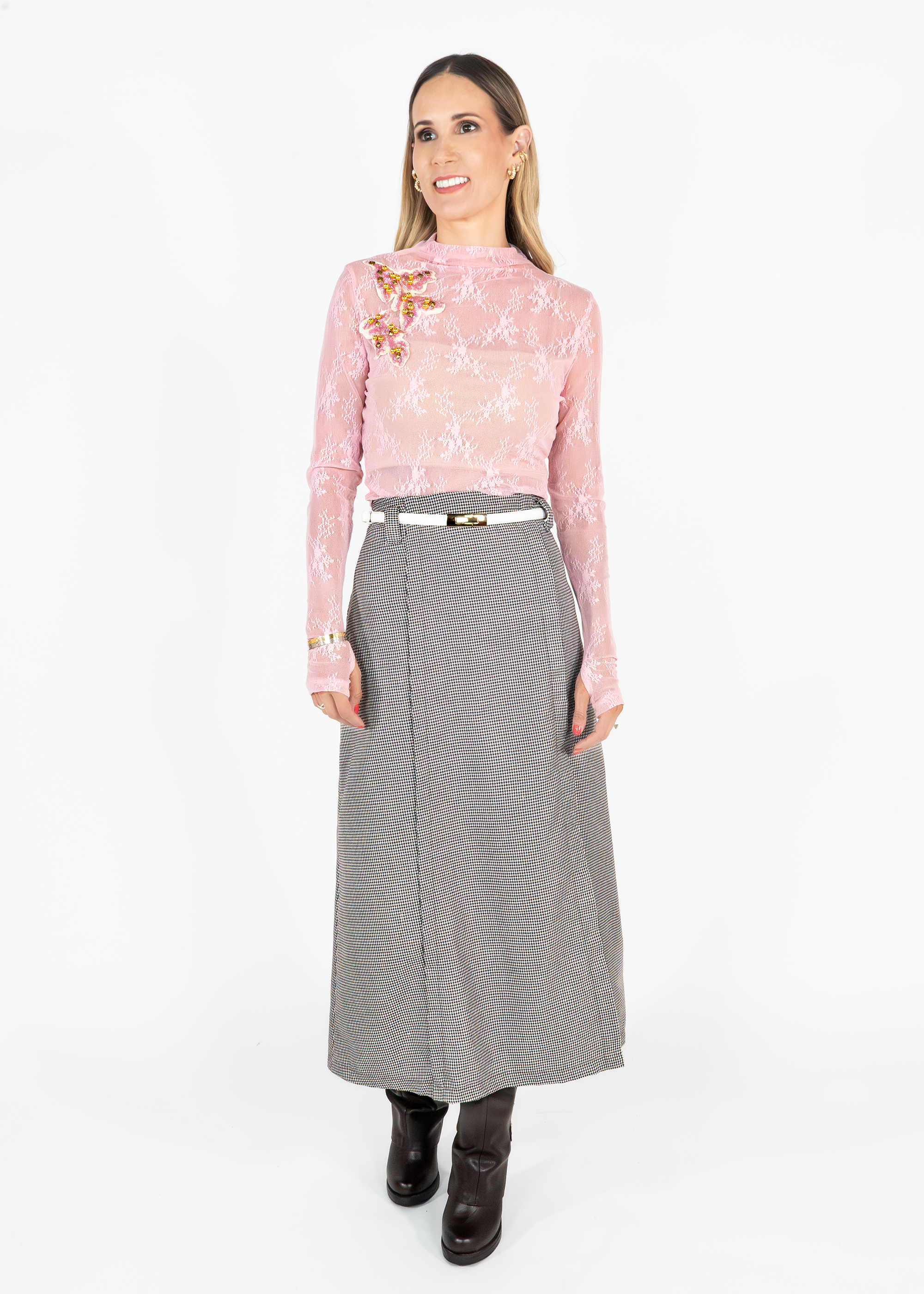 Blusa Mesh Rosa