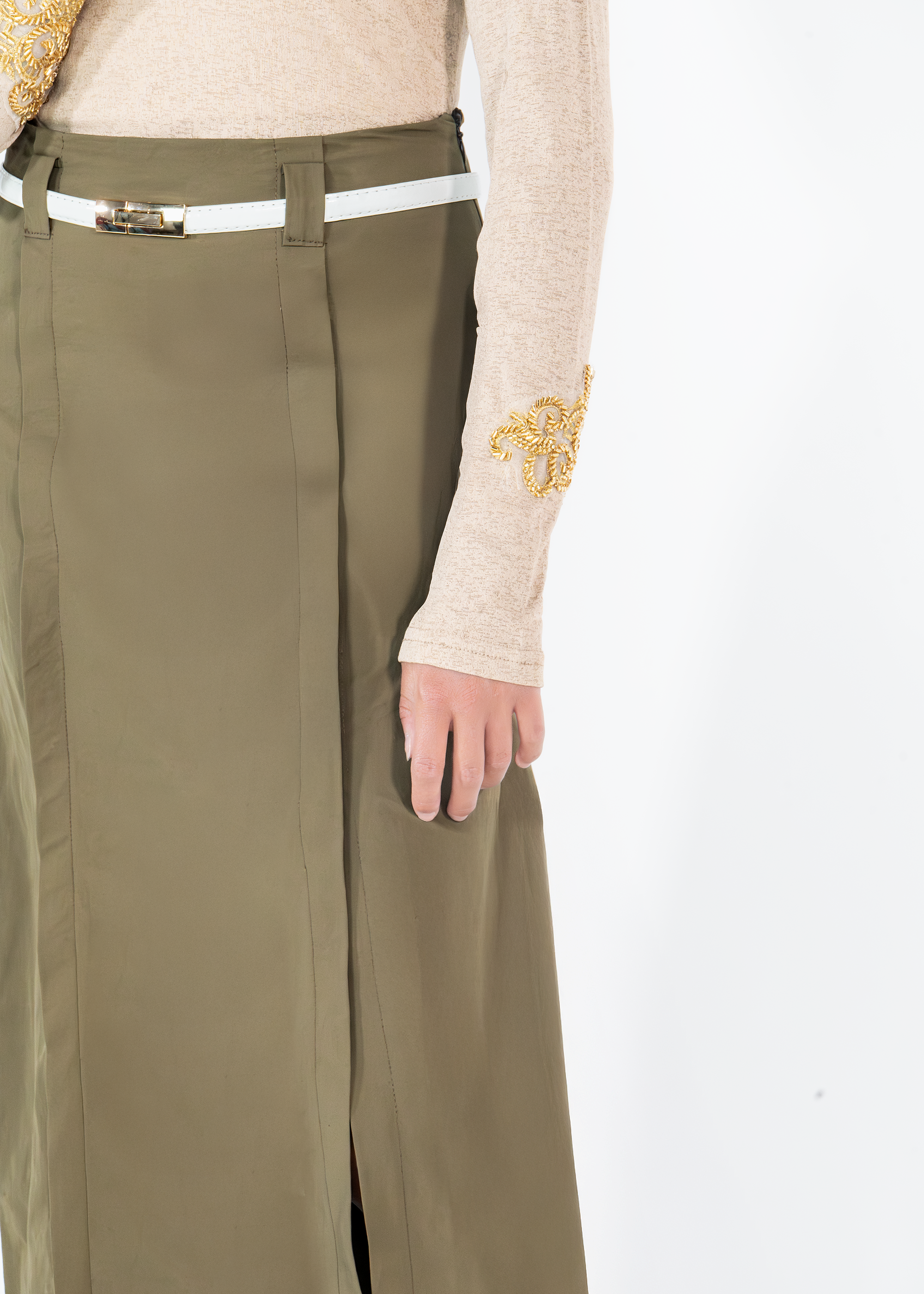 Falda Cotton Verde