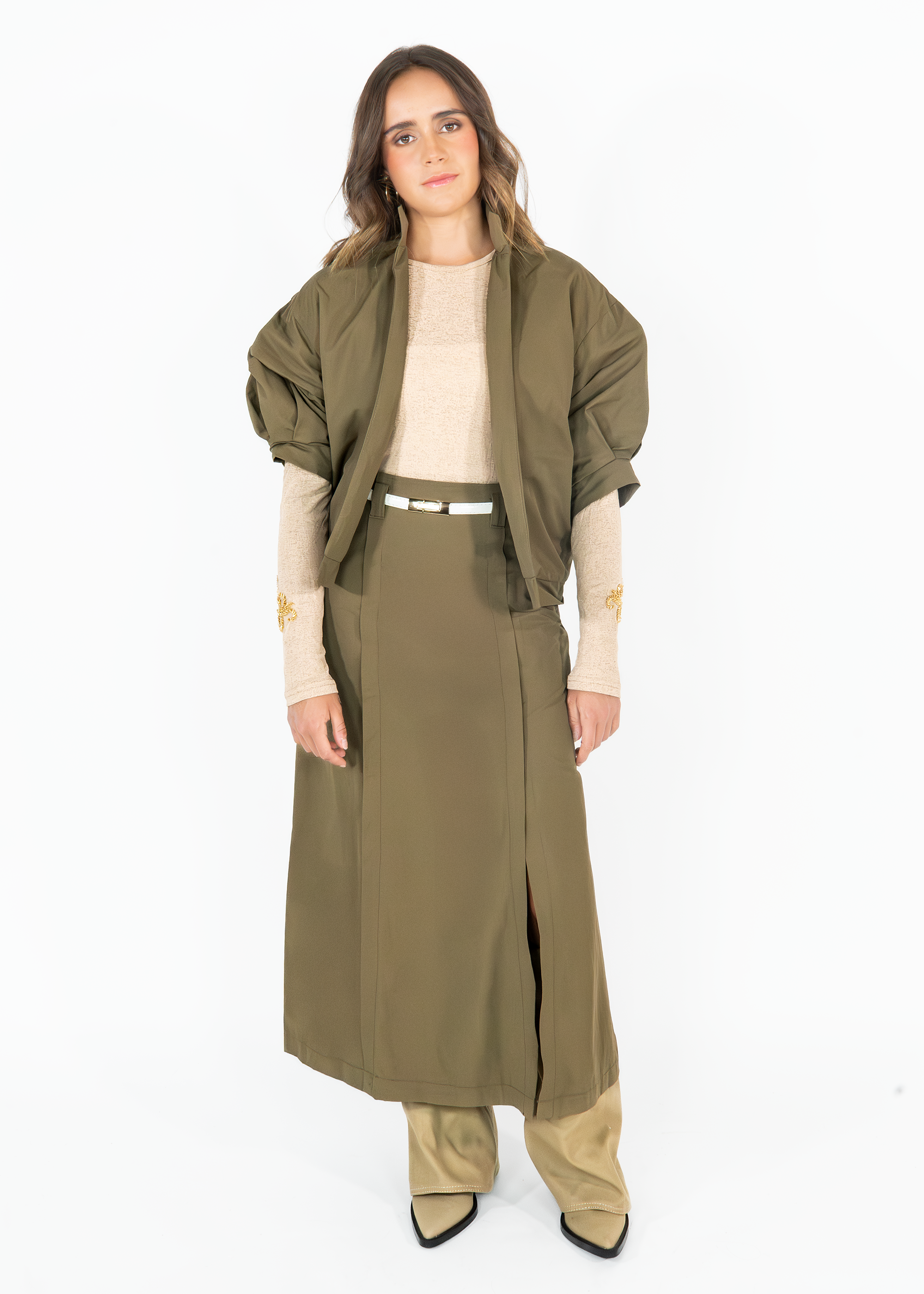 Falda Cotton Verde