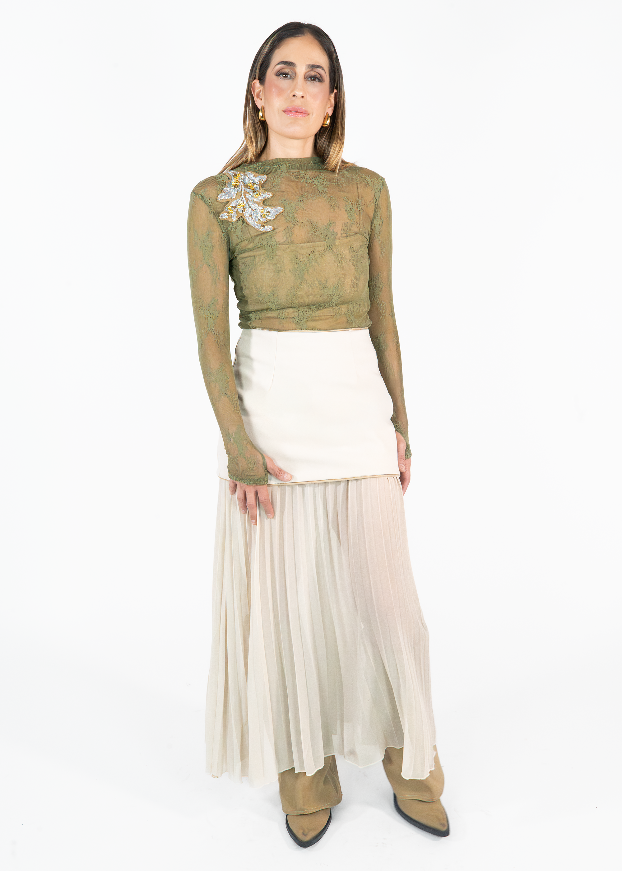 Blusa Mesh Verde