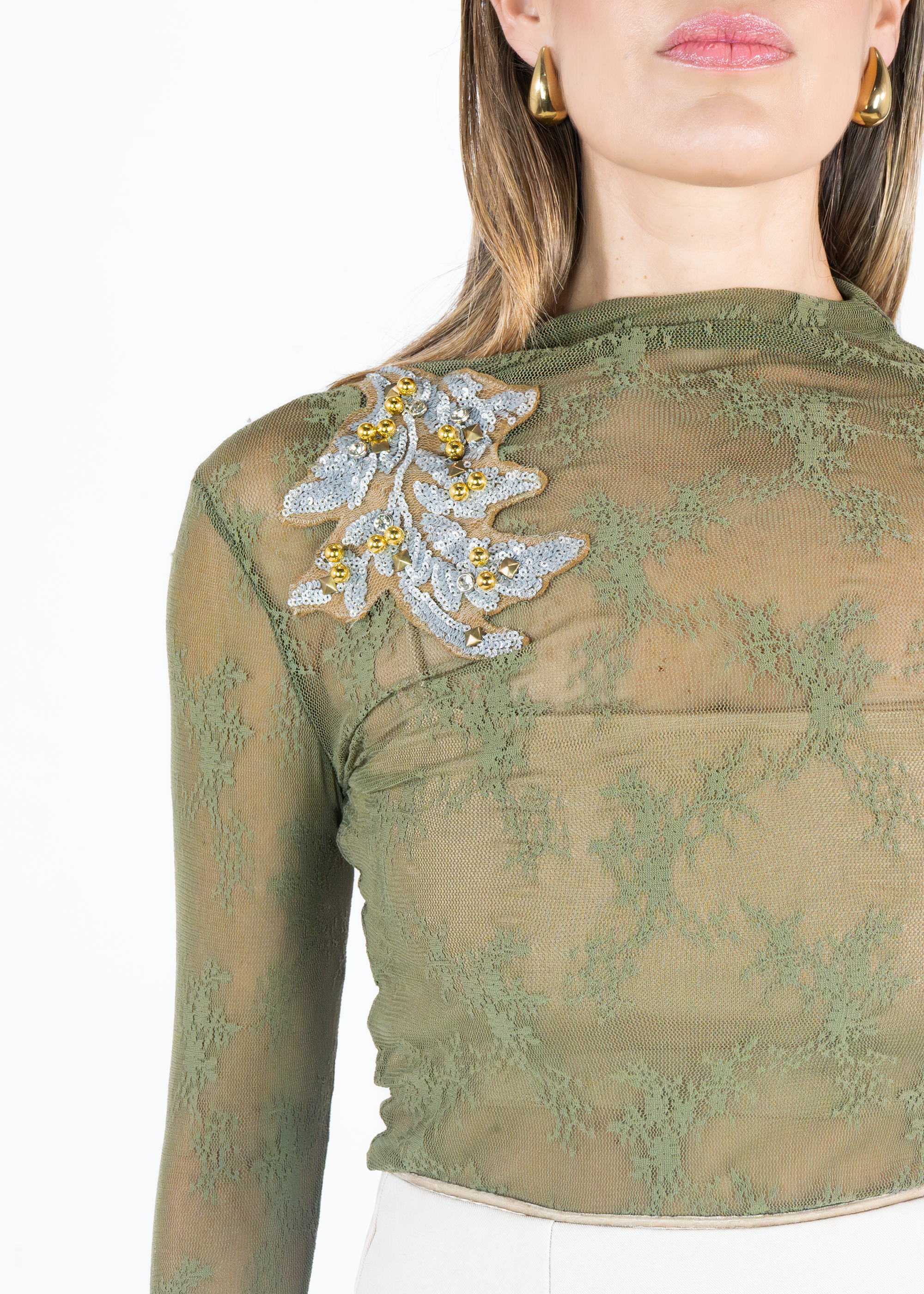 Blusa Mesh Verde