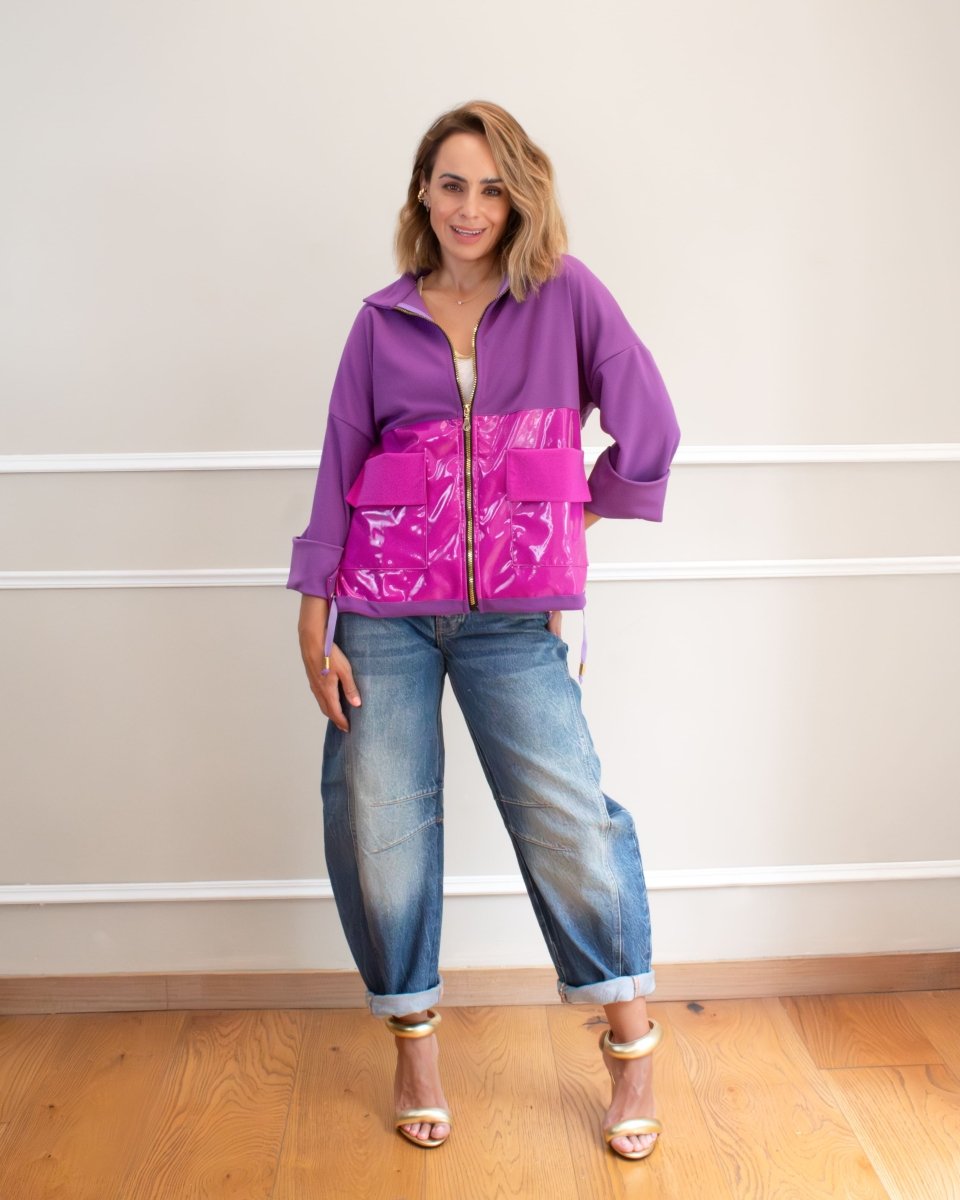 Chaqueta Morada - Matalí Arte Boutique