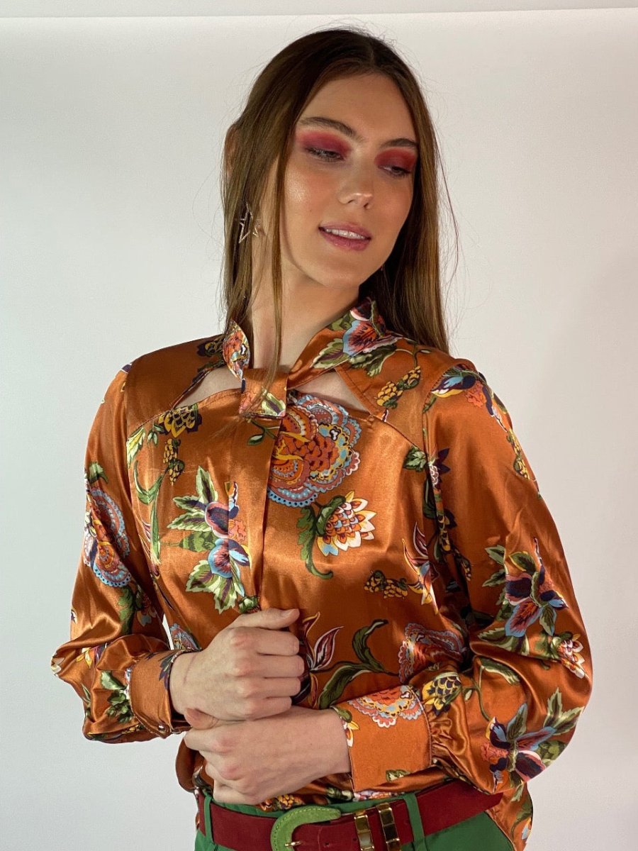 Camisa Flores - Matalí Arte Boutique